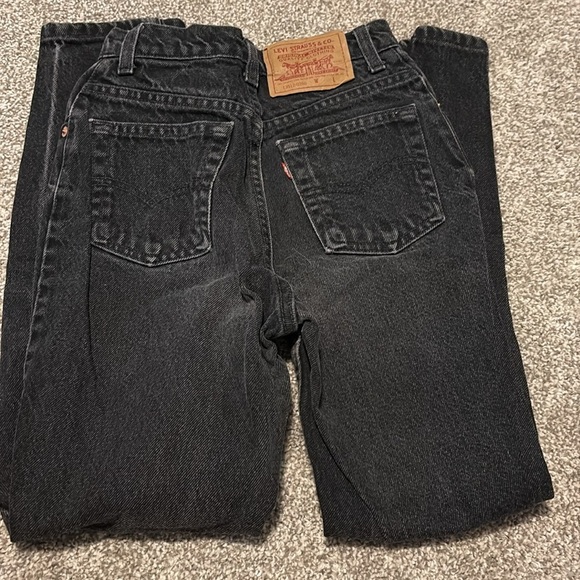 Vintage Ladies Black Levi 512’s - Picture 5 of 7